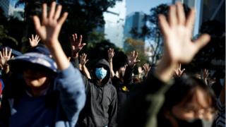Ndị na-eme ngagharị iwe na Hong Kong