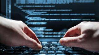 Hacker hands