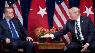 Cumhurbaşkanı Recep Tayyip Erdoğan ve ABD Başkanı Donald Trump