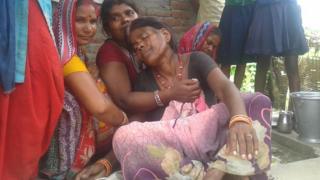रौतहट गरुडामा शोकाकूल परिवार