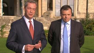 Nigel Farage and Arron Banks