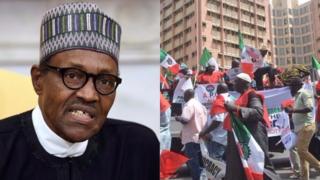Buhari na ndị Ọrụ na-eme ngagharị iwe