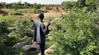 Un site de construction du ''projet opera village'' à Laongo non loin de Ouagadougou - archives