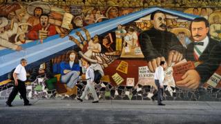 Mural de pintura