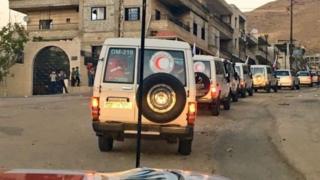 Ibice bimwe vya Syria vyaronse infashanyo