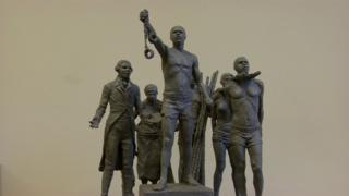 Maquette of memorial