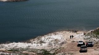 Potrerillos lake in Argentina where MTV helicopter crashed, 13 December 2015