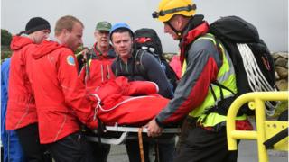 Mourne Mountain rescue operation on Wednesday 2 August