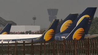 Jet Airways tail fins