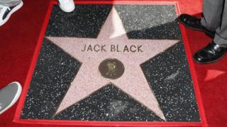 Jack Black's star.