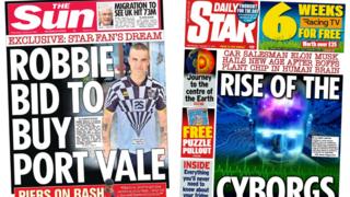 Daily Star and the sun
