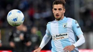Francesco Belli, jugador del Virtus Entella.