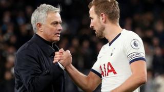 Jose Mourinho na Harry Kane