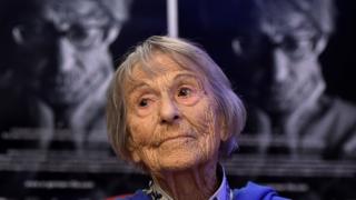 Brunhilde Pomsel, la que fuera secretaria de Joseph Goebbels, el ministro de Propaganda nazi, entre 1942 y 1945.
