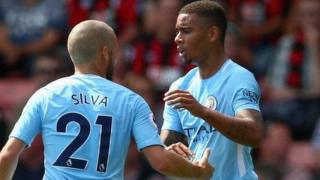Gabriel Jesus kulia baada ya kusawazisha dhidi ya Bournemouth