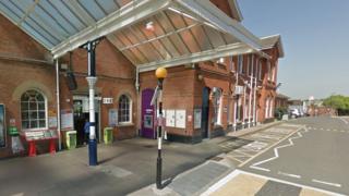 armed grantham railway arrest police station three men source google