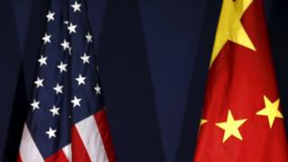 中美国旗