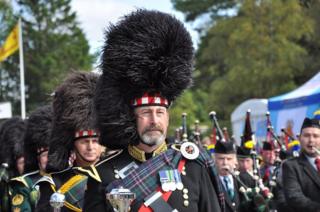 Pipers at the Braemar Gathering