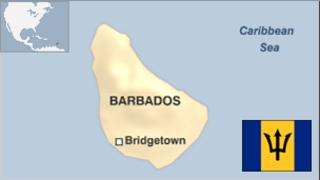 Map of Barbados
