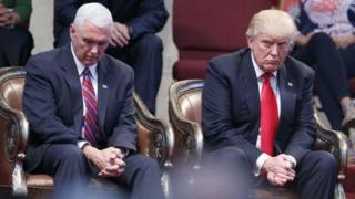 Mike Pence y Donald Trump