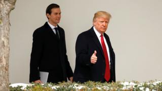 Jared Kushner y Donald Trump