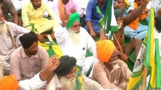Farmer protest