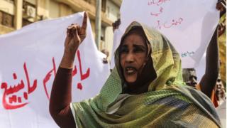 مظاهرة رافضة للتطبيع في السودان