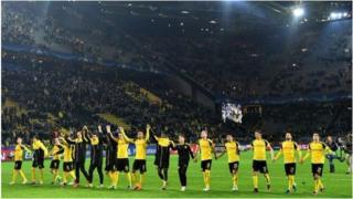 Borussia ni umugwi ugize kane utsinze ibitego 8 mu rukino rumwe rw'imigwi yabaye iya mbere iwabo i Buraya