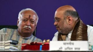 मोहन भागवत-अमित शाह
