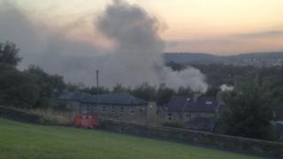 Fire in Huddersfield
