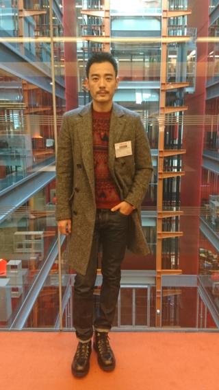 李光潔做客倫敦BBC總部大樓(攝影:子川)