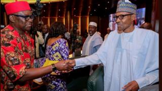 fayose ati Buhari n bọwọ