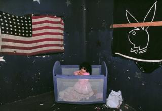 A child in a cot