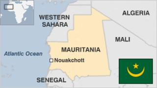 Map of Mauritania