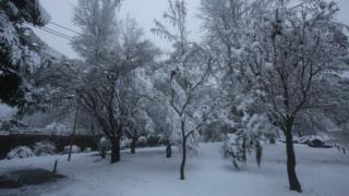 Nevada en Santiago