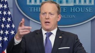 Sean Spicer, portavoz de la Casa Blanca