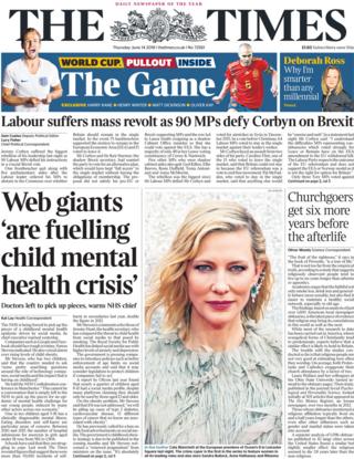 Times front page