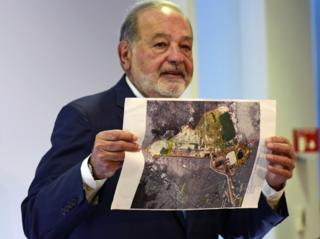 Carlos Slim entró en la polémica de la construcción del nuevo aeropuerto de Ciudad de México.