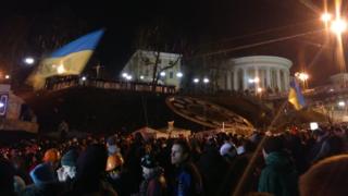 Учасники на барикадах
