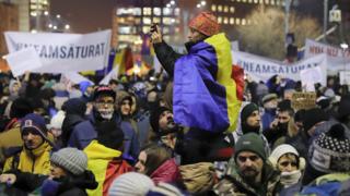 Протесты в Румынии