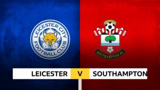 Leicester v Southampton graphic 