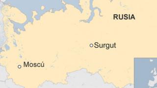 mapa Surgut