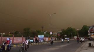 هند کې توپان
