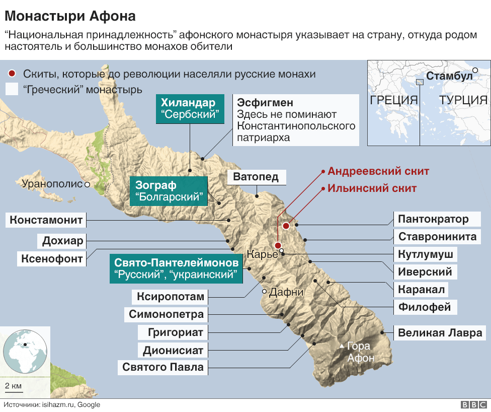 Святой афон где находится. Афон Святая гора карта. Гора Афон на карте. Карта Святой горы Афон с монастырями. Святая гора Афон монастыри на карте.