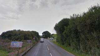 The crash was on the A449