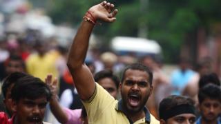 ओबीसी रिज़र्वेशन के ख़िलाफ़ विरोध प्रदर्शन