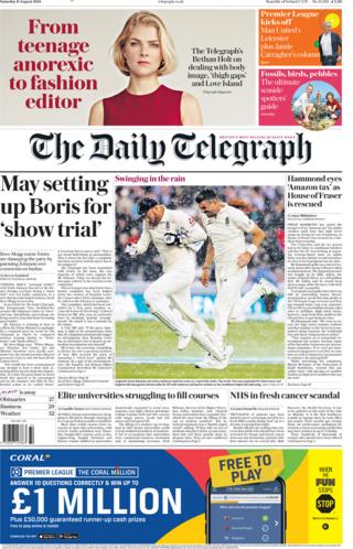 The Telegraph Saturday