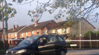 The car in which the victim was shot