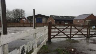 site of proposed new meeting hall for the Exclusive Brethren