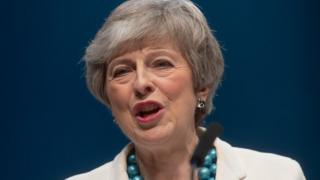 Theresa May at the Scottish Conservative Conference